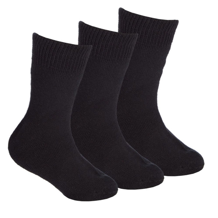 Picture of 42B839 BLACK THERMAL THICK SOCKS TOG RATING 2.0